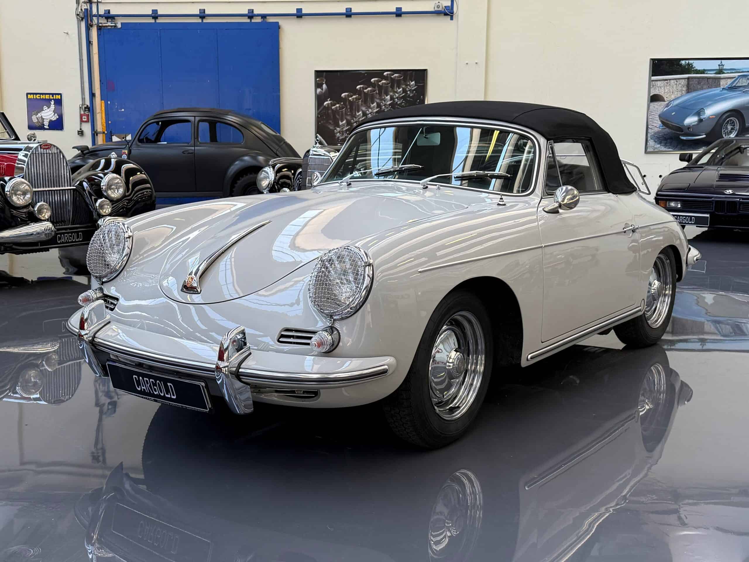 Bild von Porsche-356-B-1600-Super-Cabrio-Delphingrau-1961