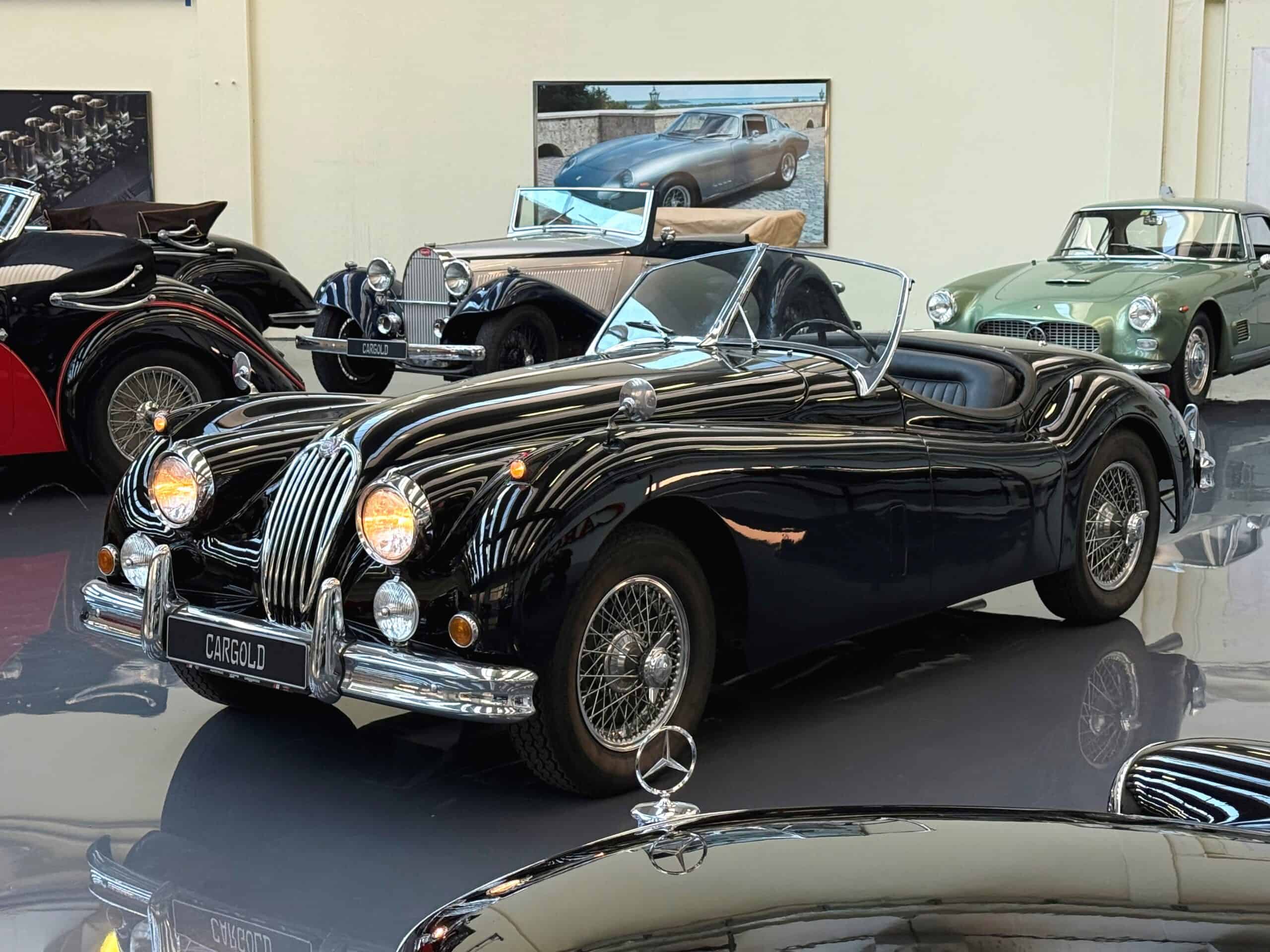 Bild von 1956-Jaguar-XK140-SE-OTS-Heritage-Certificate