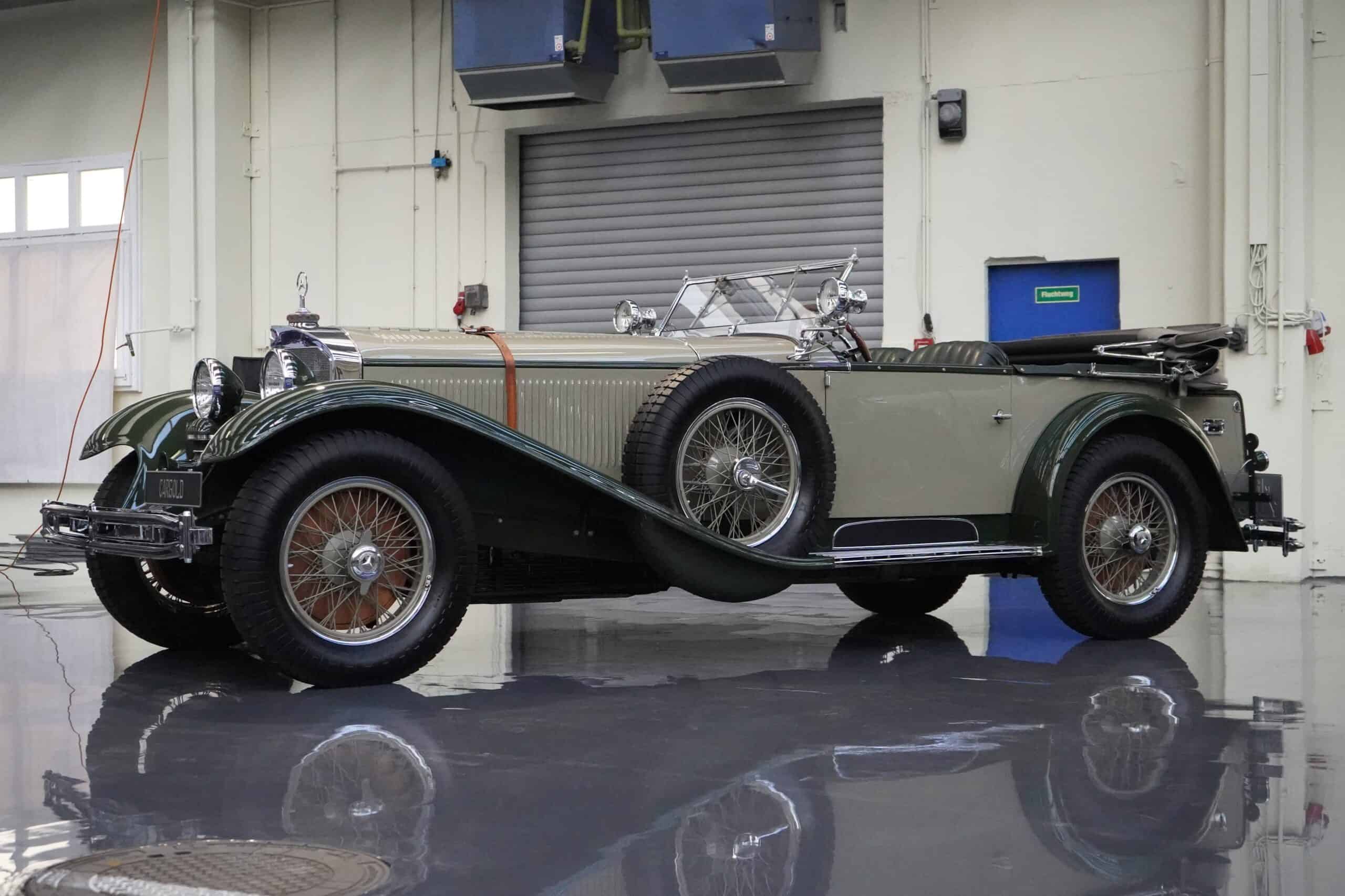 1930-Mercedes-710-SS-gruen Bild von Mercedes 710 SS