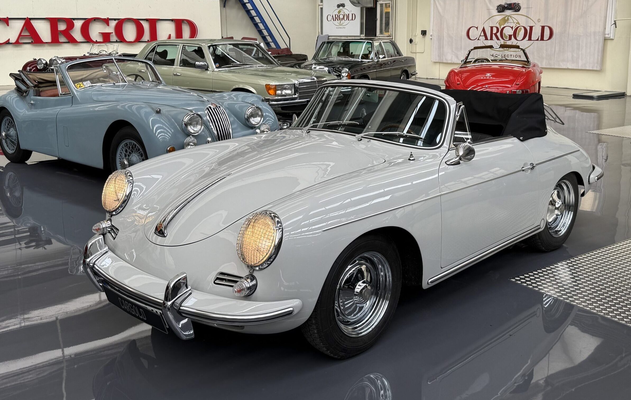 Porsche-356-B-1600-Super-Cabrio-Delphingrau-1961 Bild von Porsche-356-B-1600-Super-Cabrio-Delphingrau-1961