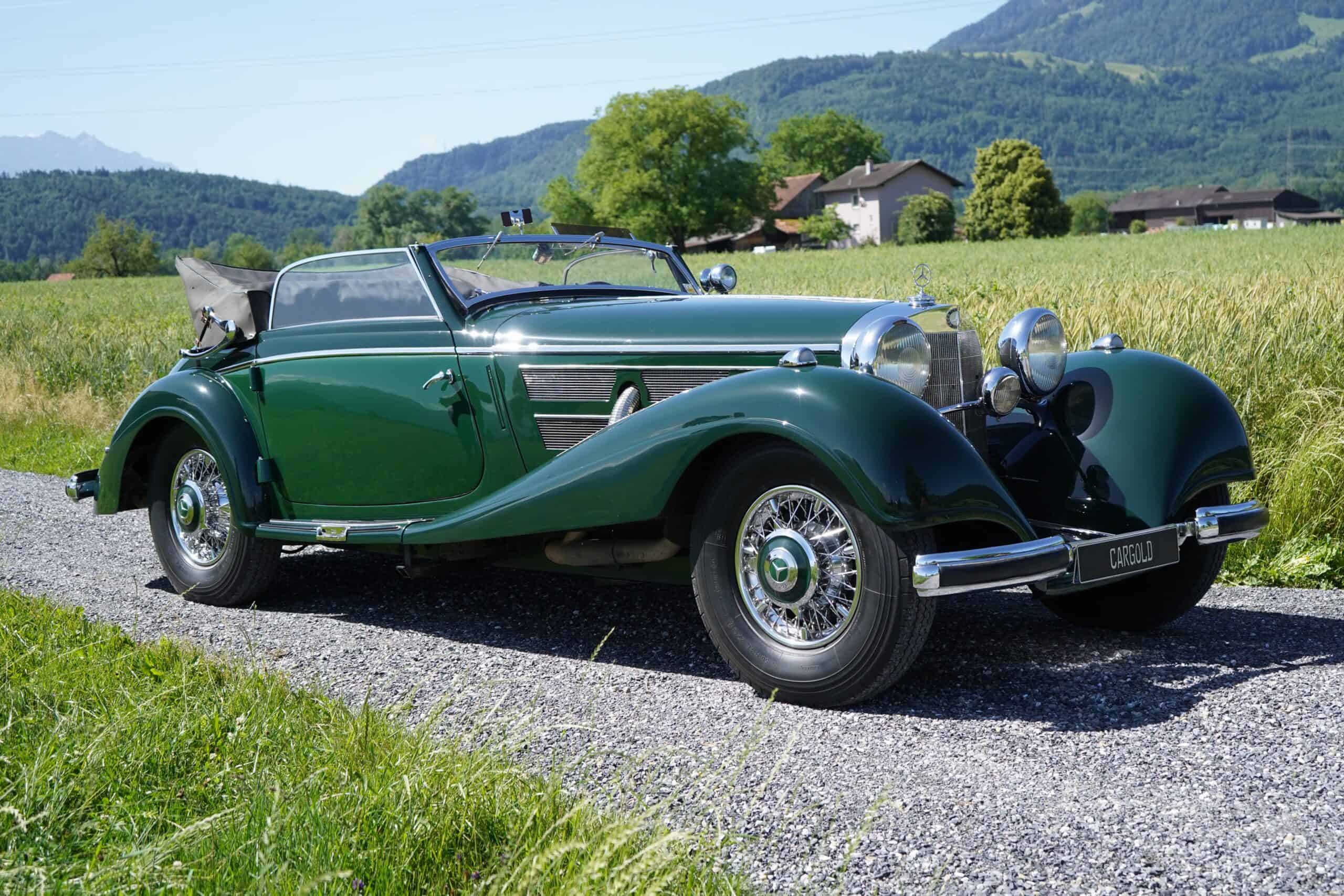 1937-Mercedes-540K-Sport-Cabriolet-A Bild von Mercedes 540K
